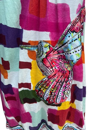 Desigual Tunic Top 13/14 Colorful Sleeveless Top straps multicolor Girls - Picture 10 of 13