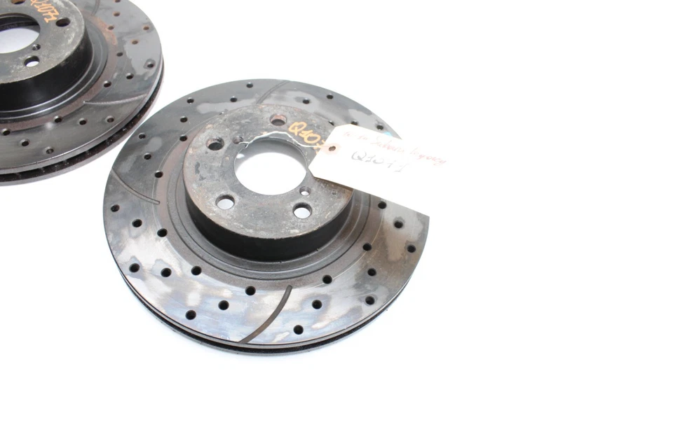PAR DE ROTORES DE FRENO DELANTEROS SUBARU LEGACY 10-14 Q1071 Foto 4 de 4