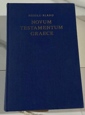 NOVUM TESTAMENTUM GRAECE エディションXXVI NOVUM TESTAMENTUM GRAECE Greek Nestle-Aland Ed XXVI 26th New