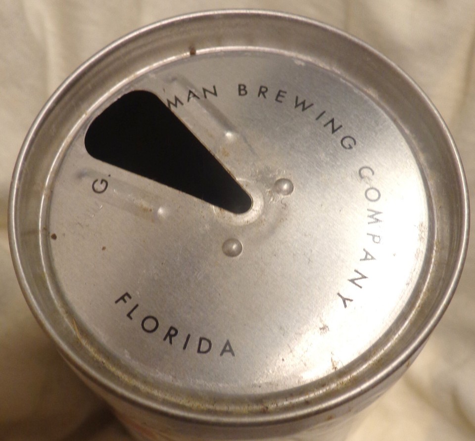 Old Style Beer Can Pull Tab Florida stamp on top 12 Oz..Heileman
