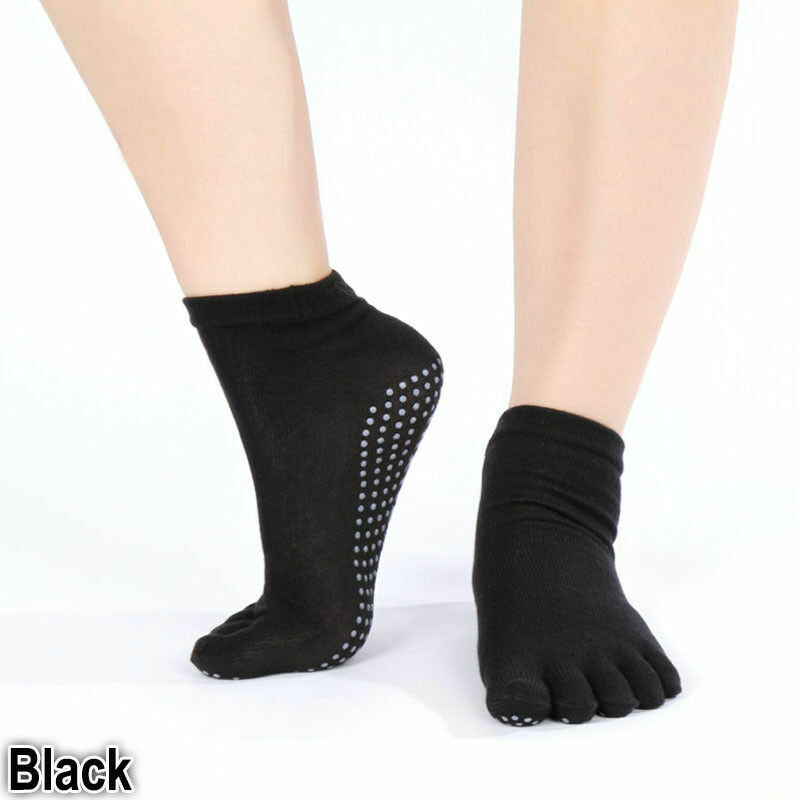 Pilates Women Girls Non Slip 5 Toe Yoga Sports Pilates Massage - Foto 4