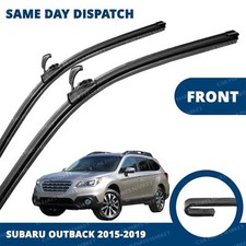 Front Windscreen 26" 16" Flat Aero Wiper Blades Pair for Subaru Outback 15-19