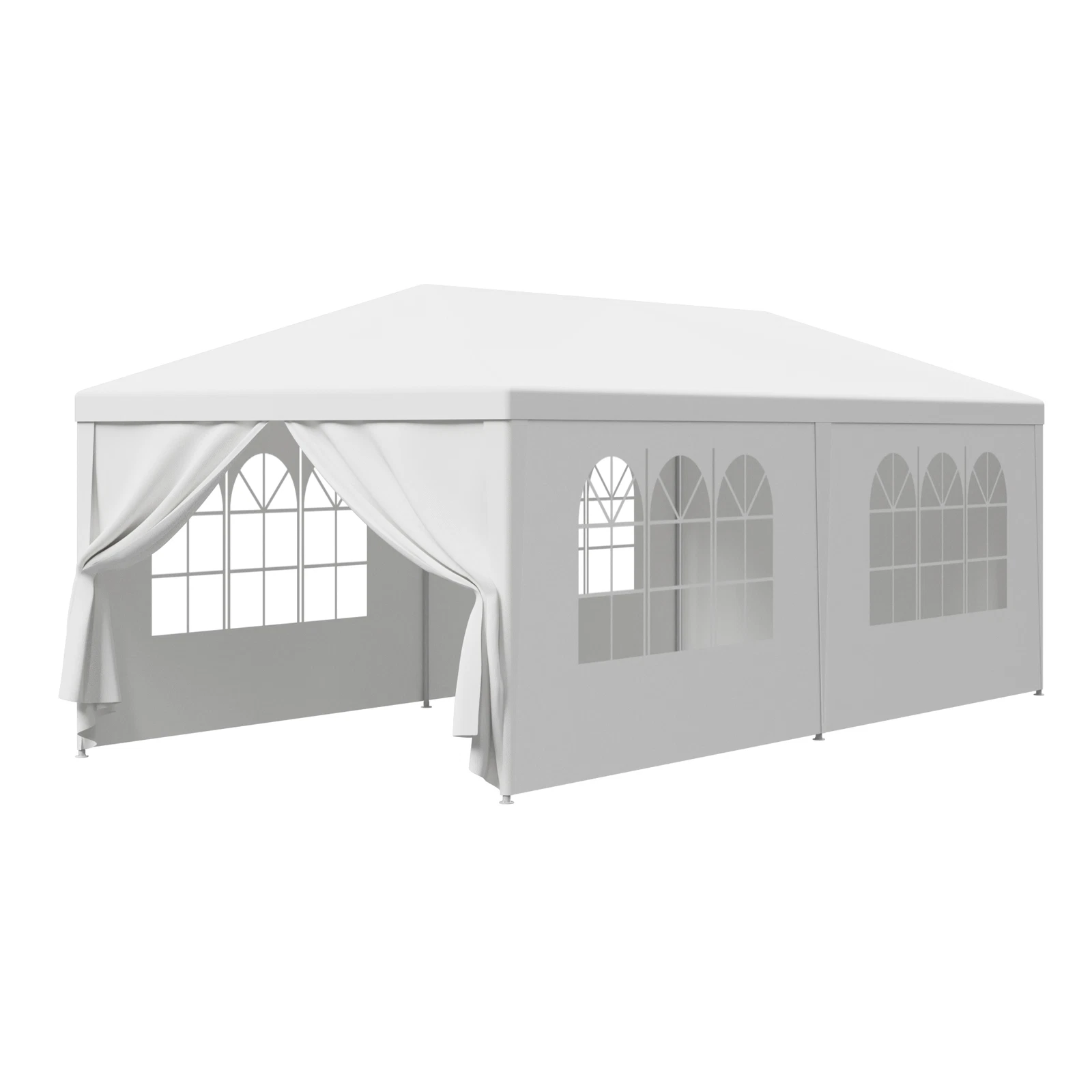 6 Removable Window Walls White