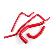 Red For Jeep Wrangler TJ 4.0L LHD 1997-2006 Radiator Silicone heater Water Hoses