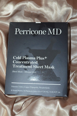 Dr. Perricone Cold Plasma Plus Concentrated Treatment 6 Stück Sheet Mask neu !