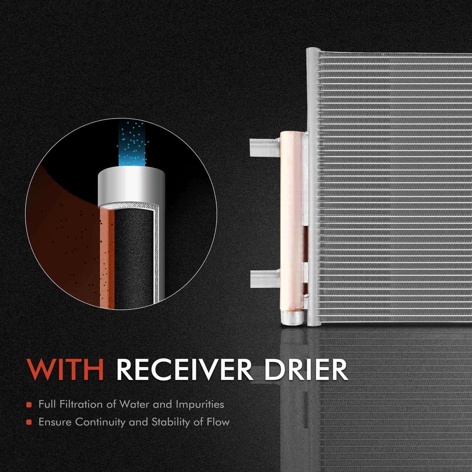 Комплект радиатора и кондиционера конденсатора и вентилятора охлаждения для Chevrolet Spark 2013-2015 1,2 л - Изображение 4 из 4