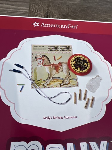 New American Girl Molly Birthday Accessories Party Games New In Box Sealed - Picture 2 of 6