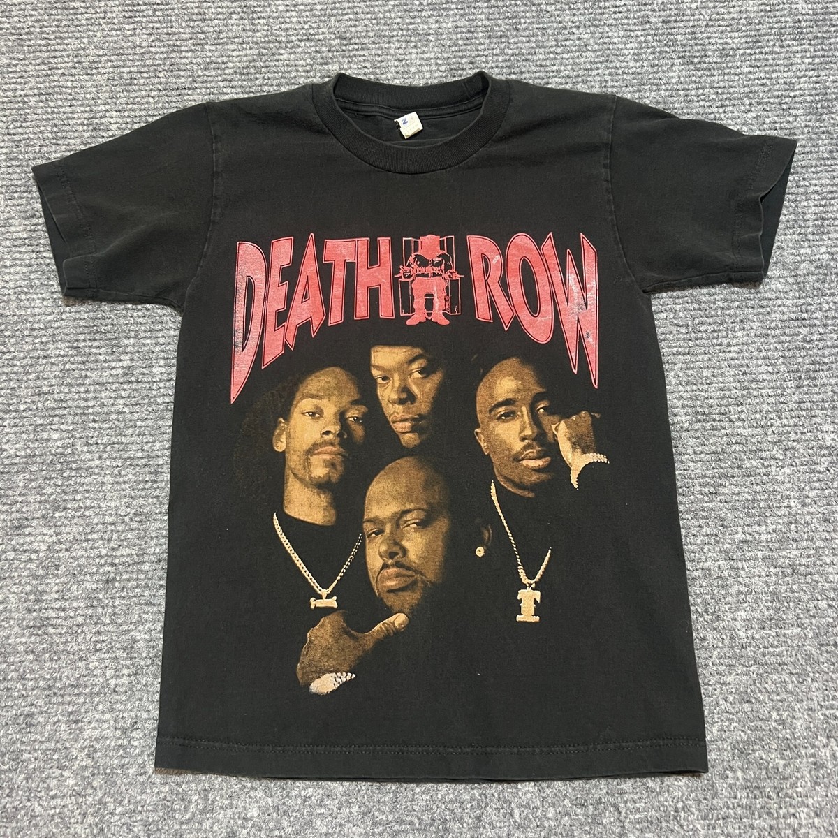 美品 2PAC Tシャツ サイズ2XL TUPAC Death Row Tupac 2PAC T-Shirt Vintage MOB Tag Made in USA 2XL Rap Death