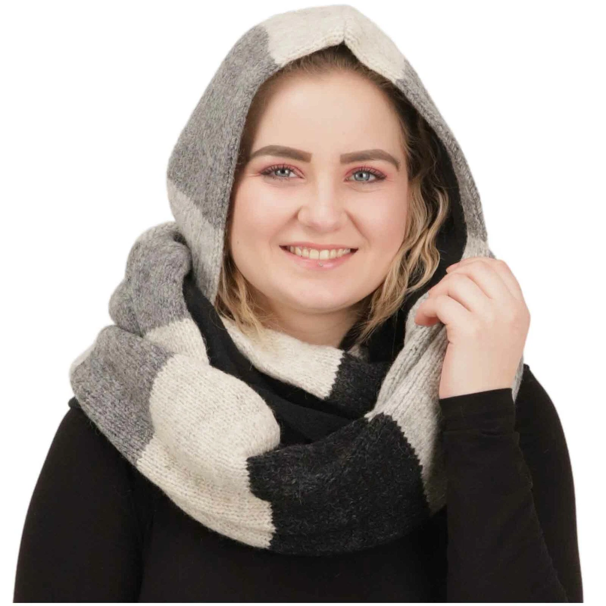 Ladies hooded shop scarf