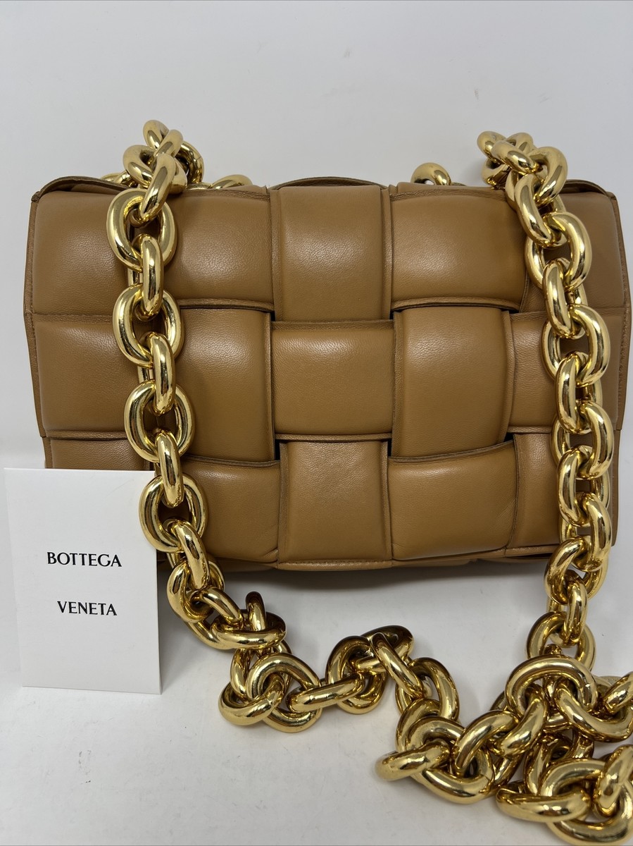 BOTTEGA VENETA Chain INTRECCIATO PADDED CASSETTE Shoulder Bag COA