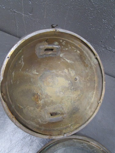 Antique Brass Bucket Headlight Vintage Automobile - Picture 4 of 14