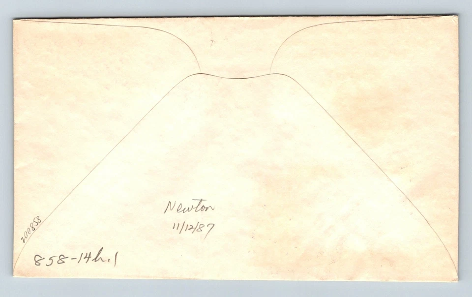 SC# 858-14b.1 FDC - Crosby Cachet - Washington Cancel - L34244 - Image 2 of 2