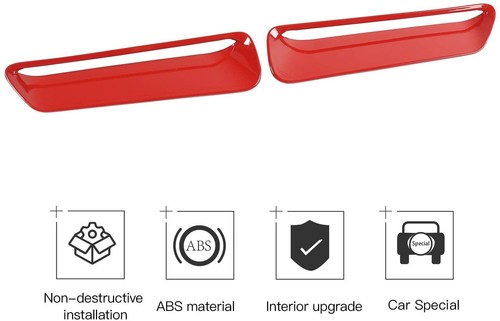 Biseles de ajuste de ventilación de aire para Dodge Challenger SXT 2015-19 2 PIEZAS - Imagen 9 de 23