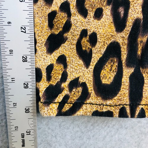 Jeans bicolore Daang Goodman TRIPP NYC nero leopardato donna 29/9 city chic retrò - Foto 9 di 12