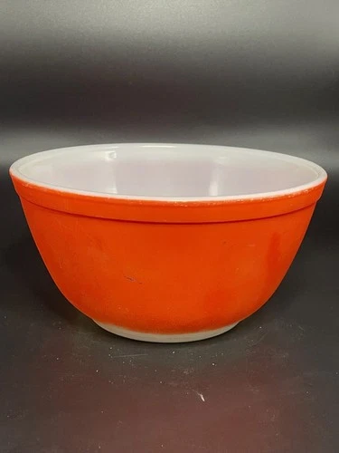 Red Pyrex 1.5 Qt Quart Bowl # 402
