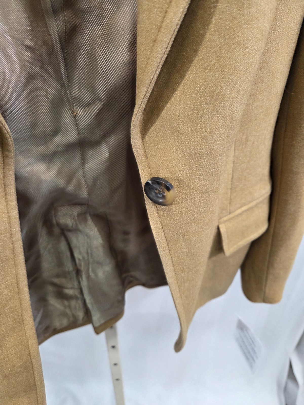 Massimo Dutti Camel Colored Wool/Viscose Blazer S… - image 7