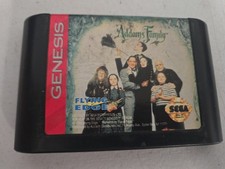 Addams Family (Sega Genesis, 1991) Tested Works Authentic Cartridge Only
