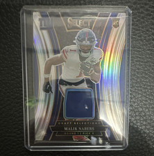 2024 Panini Select Malik Nabers RC /149 Memorabilia Insert Giants DSM-MNS