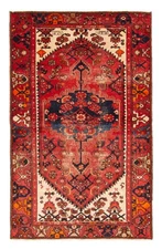 4'0" x 6'6" Traditional Vintage Hand Knotted Oriental Carpet Wool Area Rug