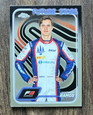Santiago Ramos Portrait #48 Trident - 2024 Topps Chrome Formula 1 F1 F3 - CLEAN