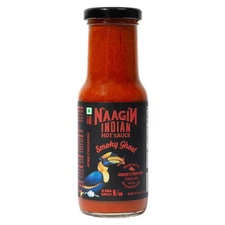 NAAGIN Indian Hot Sauce – Smoky Ghost 230g 8.11 oz | Ghost Pepper Sauce | Ext...