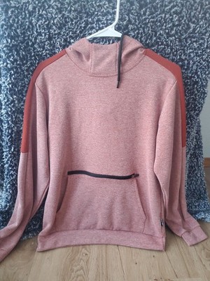 Ocean Current  Size Small Hoodie Zipper Pocket Burnt Orange Color