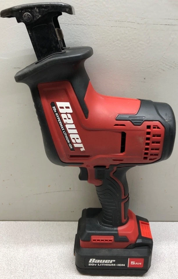 Bauer 20V Brushless Compact Reciprocating Saw w/Battery & Charger 58458 - Image 4 of 4
