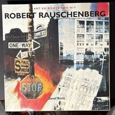 ROBERT RAUSCHENBERG Art Ed Books and Paint Kit Janet Boris New Opened Box