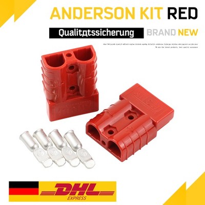 Für Anderson Batteriestecker mit Kupplung stecker 50A-175A Steckverbindung Rot