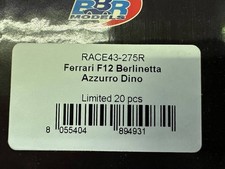 BBR 1/43 Ferrari F12 Berlinetta Azzurro Dino Blue Special Order Rare Model Car