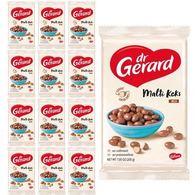 5907471419919 Dr Gerard Malti Keks herbatniki w mlecznej czekoladzie 200 g x 12 