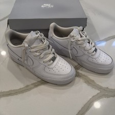 Size 7 GS - Nike Air Force 1 LE Low Triple White