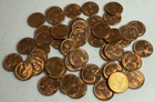BU ROLL OF 1955-S LINCOLN CENTS - 50 PIECES!!! - BUY IT NOW