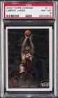 2003 TOPPS CHROME #111 LEBRON JAMES ROOKIE RC PSA 8