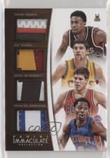 2014-15 Immaculate Quad Relics Prime 2/10 Spencer Dinwiddie Doug McDermott 00q8