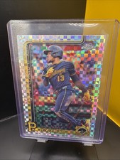 KeBryan Hayes X-Fractor 2025 Topps Chrome Pittsburgh Pirates Baseball Card #196