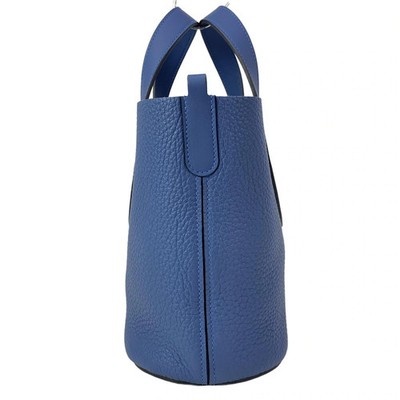 Hermès HERMES In the Loop 18 Tote Bag blue tie Taurillon Clemence