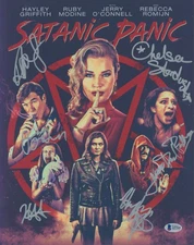 Satanic Panic (6) Griffith, Stardust, O'Connell Signed 11x14 Photo BAS #A57545