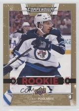 2017-18 Upper Deck Compendium Rookies Gold Tucker Poolman #893 Rookie RC