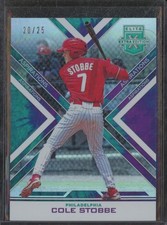 2016 Panini Elite Extra Edition COLE STOBBE RC Aspirations Tie-Dye /25 MLB BIN12
