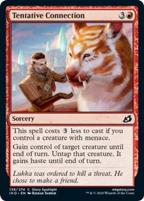Tentative Connection Ikoria: Lair of Behemoths Lightly Played, English