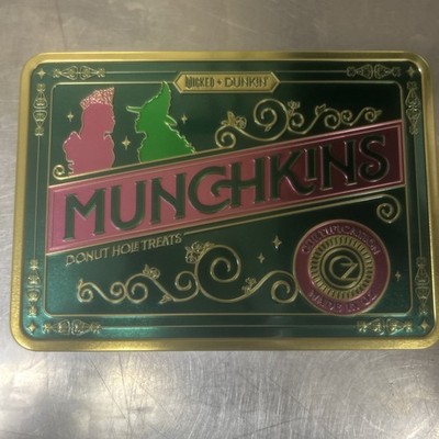  50 Dunkin Wicked Muchkin Tin Limited Edition Collectible wicked for good 