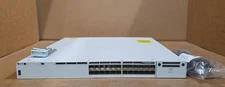 Cisco C9300-24S-E 24-Port Gb SFP Switch Network Essentials Grade A Tested Reset