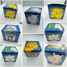 Lot of 8 Pok mon 23K Gold Plated Burger King Cards Blue Box Set Vintage 1999