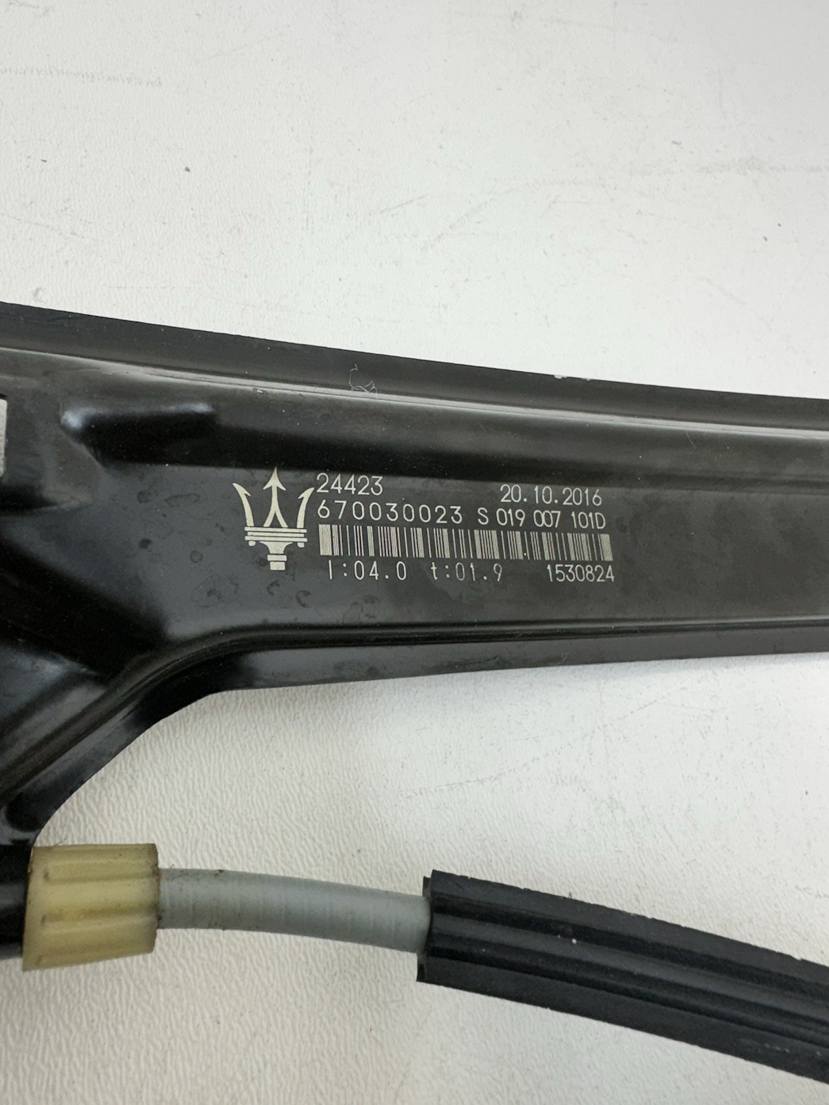14-17 Maserati Ghibli Rear Left Driver Side Door Window Regulator W/ Motor OEM