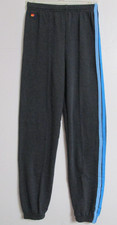 Kids Youth Aviator Nation Charcoal/Blue 5 Stripe Sweatpants Joggers Size 12