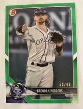 2018 Bowman - Prospects Brendan Rodgers #BP43 Green /99 (RC)
