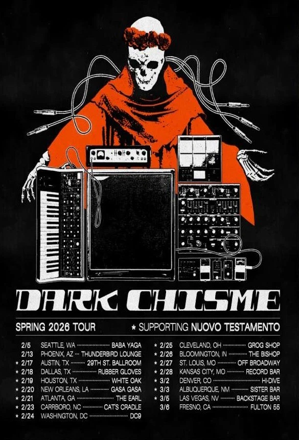 Poster Dark Chisme Tour 2026 Spring