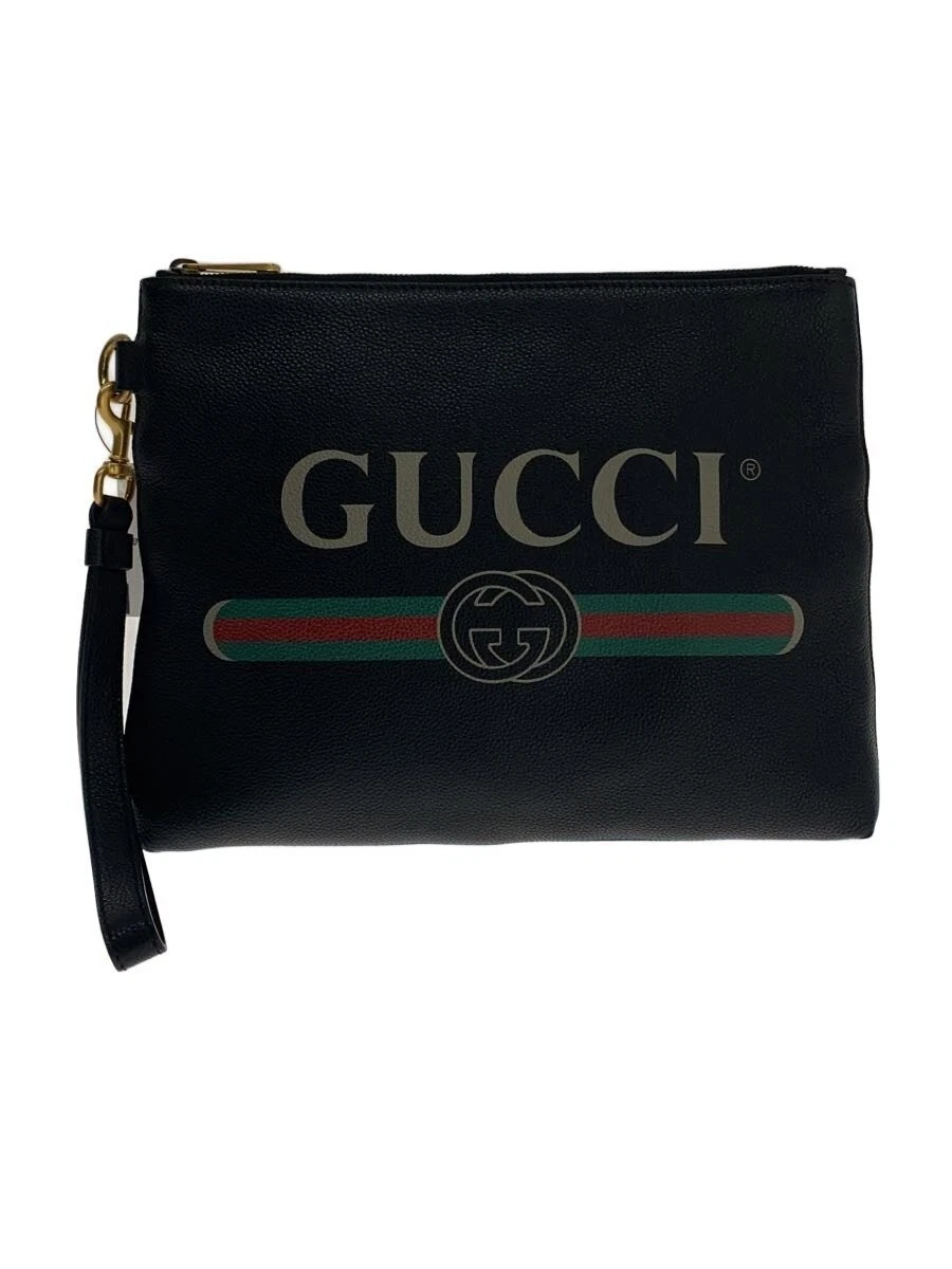Gucci — GUCCI Clutch Bag Leather Black 572770 From Japan