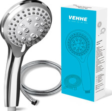 Chrome Shower Head and Hose Set Replacement for Grohe Mira Triton Aqualisa NEW